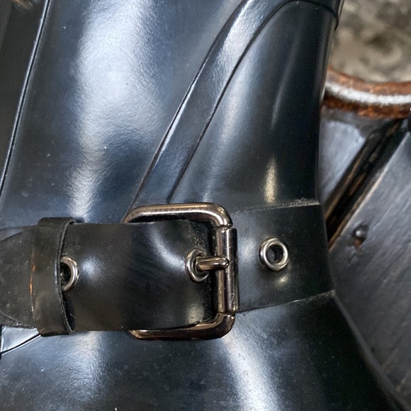 Coach Mid Calf Boots with Buckle Hardware - Picture 4 of 10